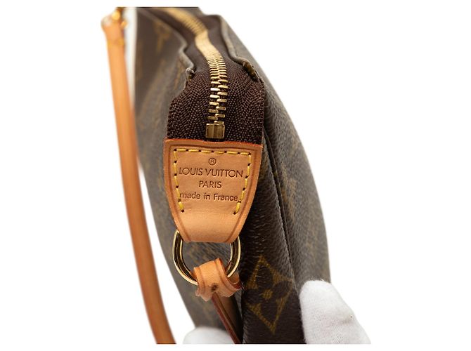 Borsa a tracolla Louis Vuitton Monogram Pochette Accessoires Marrone - vista 5