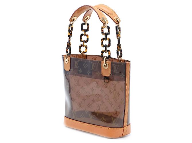 Borsa Tote Louis Vuitton Monogram Cabas Ambre PM Marrone - vista 2