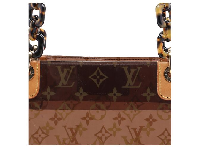 Borsa Tote Louis Vuitton Monogram Cabas Ambre PM Marrone - vista 6