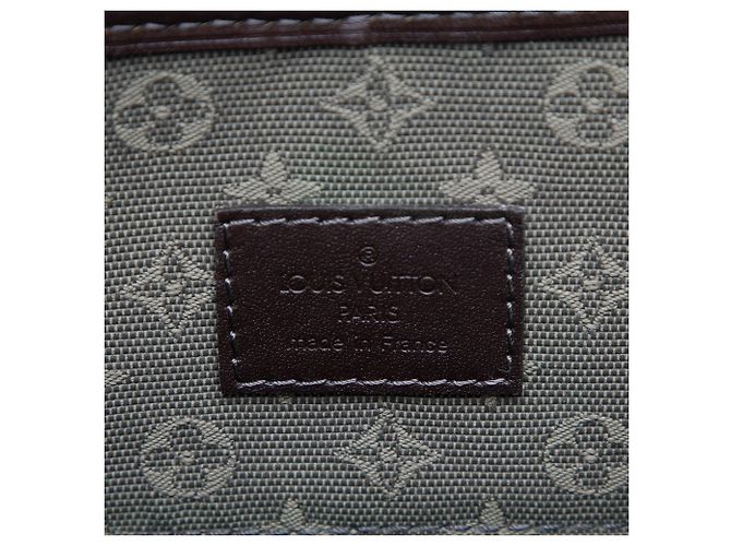Bolso bandolera Louis Vuitton Monogram Mini Lin Besace Mary Kate Verde - vista 5