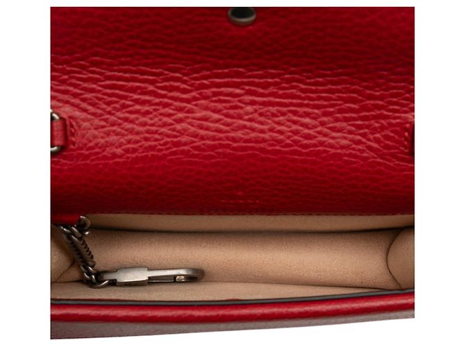 Borsa a tracolla Mini Dionysus in pelle rossa Gucci Rosso - vista 4
