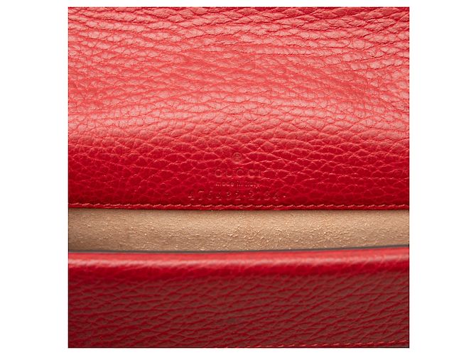 Borsa a tracolla Mini Dionysus in pelle rossa Gucci Rosso - vista 5