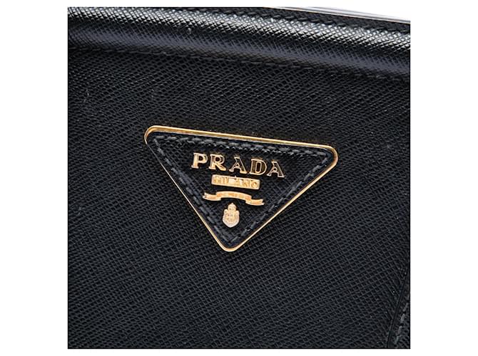 Borsa Prada Saffiano Lux Parabole Nera Nero - vista 5