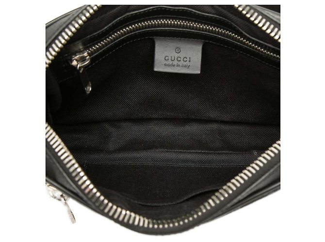 Borsa cintura Gucci GG Supreme Web Night Courrier Nera Nero - vista 5