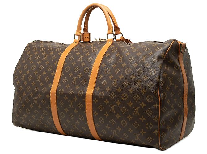 Borsa da viaggio Louis Vuitton Monogram Keepall Bandouliere 60 Marrone - vista 2