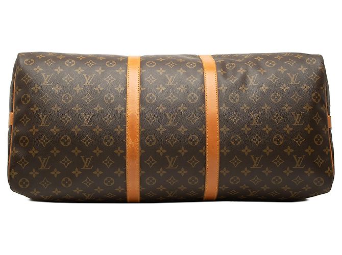 Borsa da viaggio Louis Vuitton Monogram Keepall Bandouliere 60 Marrone - vista 3