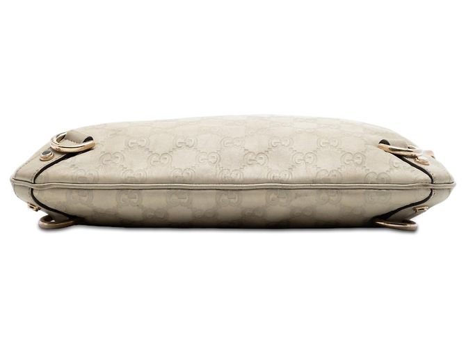 Borsa a tracolla Gucci Guccissima Abbey D Ring marrone - vista 3