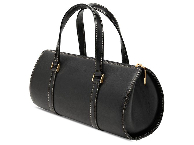 Borsa a mano Burberry in pelle nera Nero - vista 2