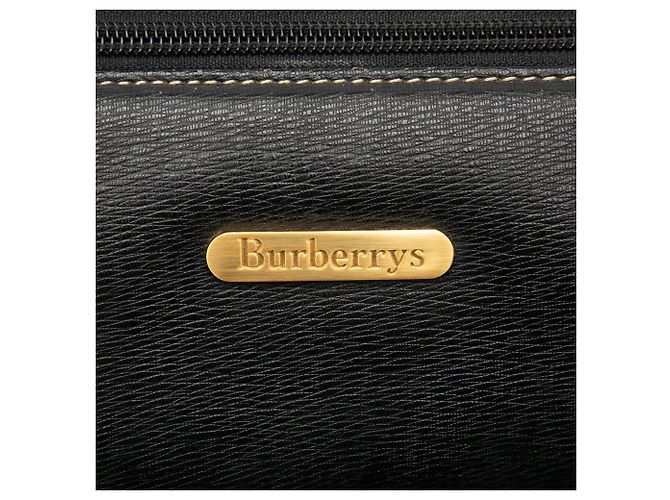 Borsa a mano Burberry in pelle nera Nero - vista 5