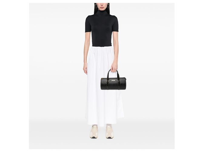 Borsa a mano Burberry in pelle nera Nero - vista 6