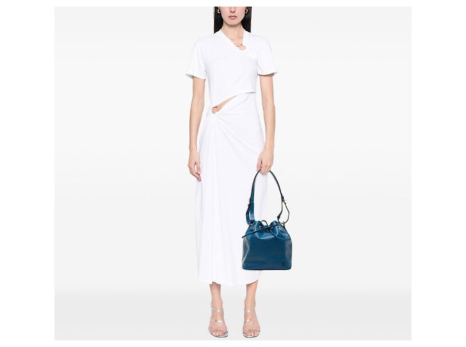 Borsa a secchiello Louis Vuitton Epi Petit Noe Blu - vista 7