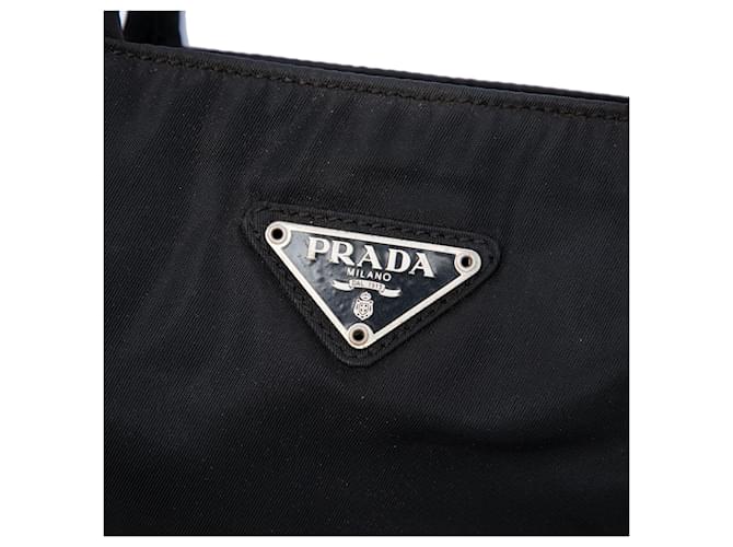 Borsa a mano Prada Tessuto nera Nero - vista 5