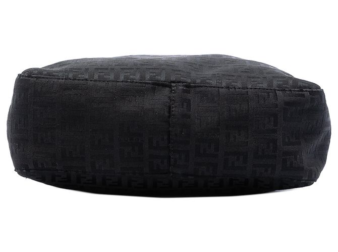 Borsa Tote Fendi Zucchino Canvas Nera Nero - vista 3