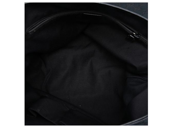 Borsa a tracolla con patta Gucci GG Canvas Web nera Nero - vista 4
