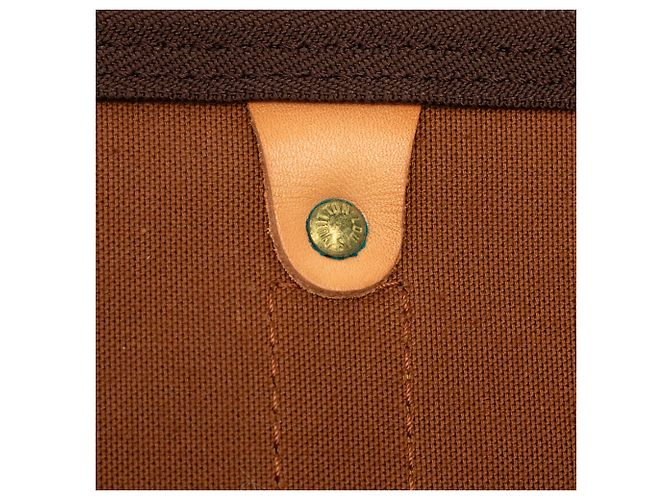 Borsa da viaggio Louis Vuitton Monogram Keepall 55 Marrone - vista 7