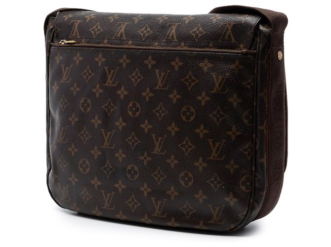 Borsa a tracolla Louis Vuitton Monogram Beaubourg Messenger MM Marrone - vista 2