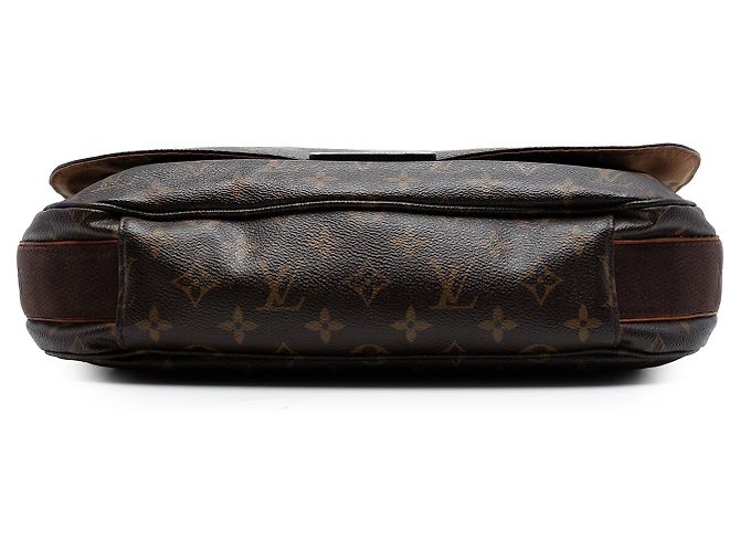 Borsa a tracolla Louis Vuitton Monogram Beaubourg Messenger MM Marrone - vista 3