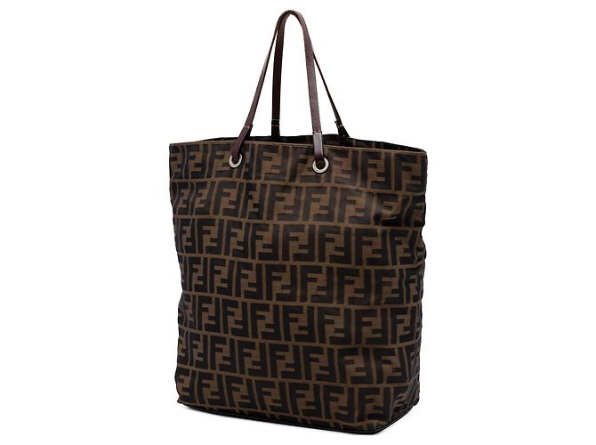 Tote Fendi Zucca Canvas marrone - vista 2
