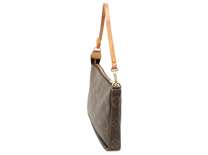 Borsa a tracolla Louis Vuitton Monogram Pochette Accessoires Marrone - vista 2