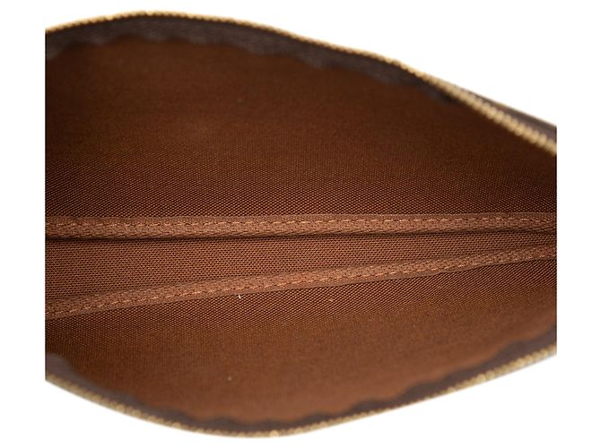 Borsa a tracolla Louis Vuitton Monogram Pochette Accessoires Marrone - vista 4