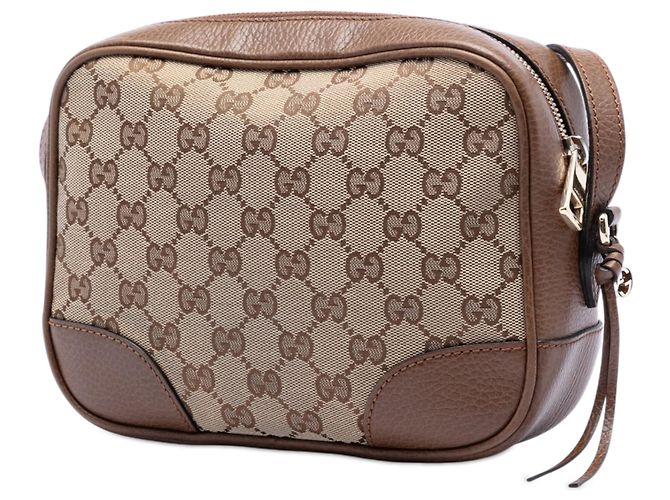 Borsa a tracolla Gucci GG Canvas Bree beige - vista 2