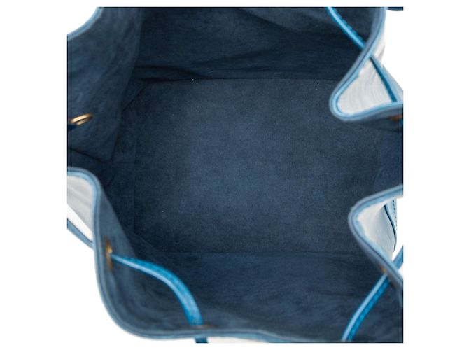 Borsa a secchiello Louis Vuitton Epi Noe GM Blu - vista 4