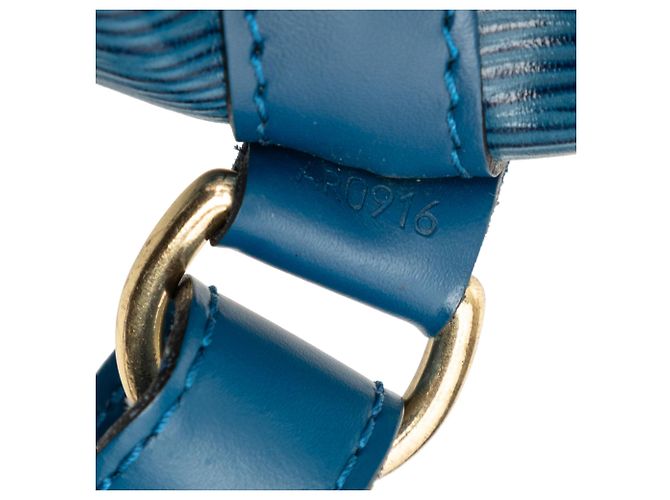 Borsa a secchiello Louis Vuitton Epi Noe GM Blu - vista 6