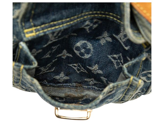 Borsa Camera Louis Vuitton Monogram Denim Blu - vista 5