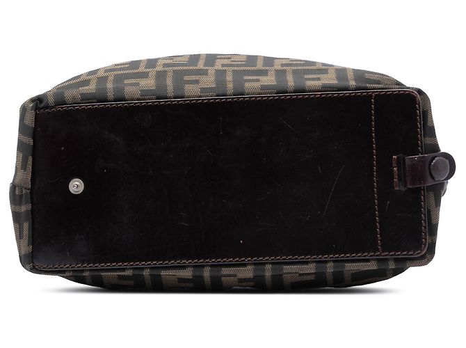 Borsa Tote Fendi Zucca Canvas Marrone - vista 3