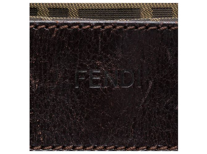 Borsa Tote Fendi Zucca Canvas Marrone - vista 5