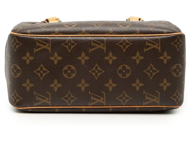 Borsa a tracolla Louis Vuitton Monogram Cite MM Marrone - vista 3