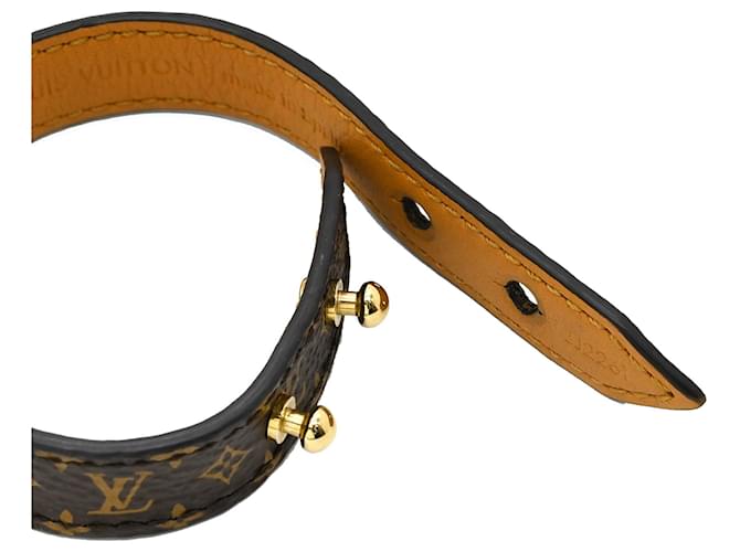 Bracciale Essential V Monogram Louis Vuitton Marrone - vista 8