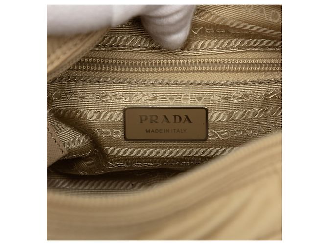 Saffiano Prada Tessuto Camera Bag Beige - Ansicht 5