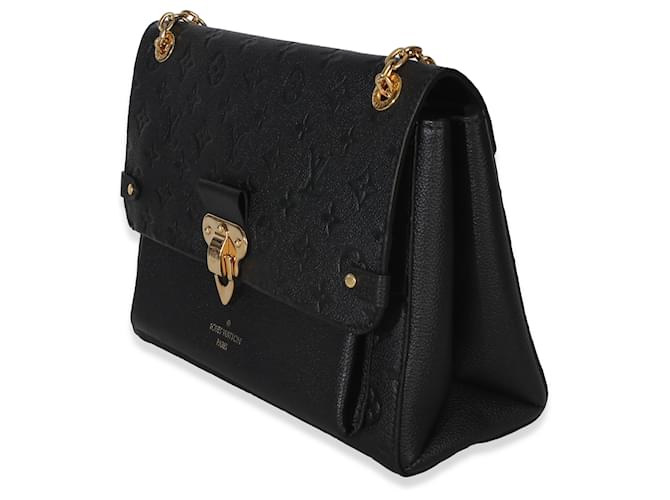 Louis Vuitton Black Monogram Empreinte Vavin PM Nero - vista 3