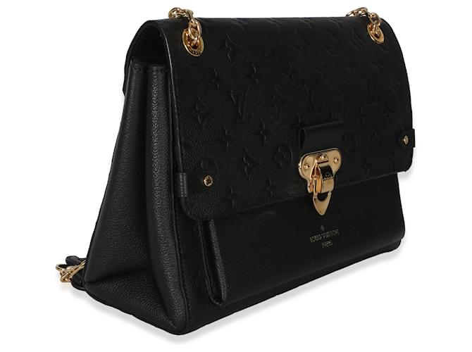 Louis Vuitton Black Monogram Empreinte Vavin PM Nero - vista 4