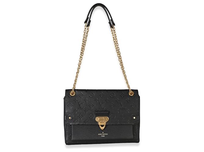 Louis Vuitton Black Monogram Empreinte Vavin PM Nero - vista 5