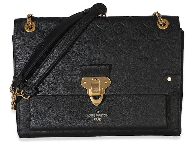 Louis Vuitton Black Monogram Empreinte Vavin PM Nero - vista 8