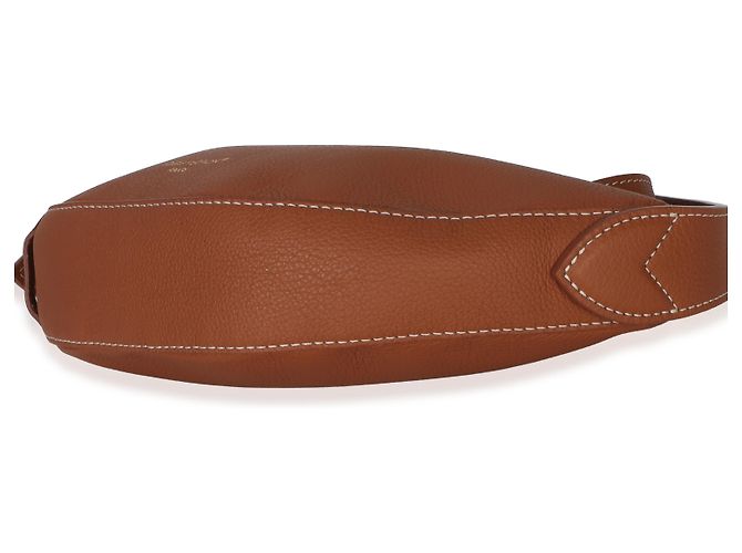 Bumbag Borsello Low Key Louis Vuitton in pelle di vitello liscia Cognac Marrone - vista 6