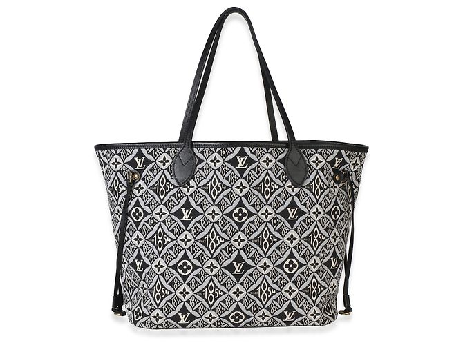 Louis Vuitton Black Since 1854 Jacquard Neverfull MM Nero - vista 2
