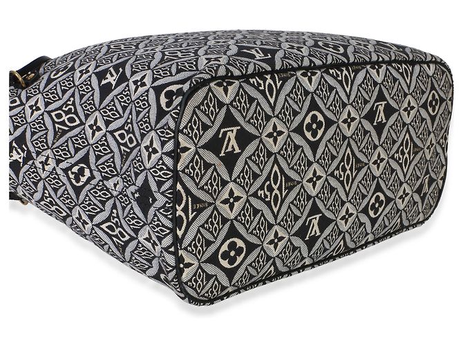 Louis Vuitton Black Since 1854 Jacquard Neverfull MM Nero - vista 7