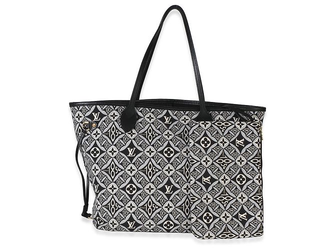 Louis Vuitton Black Since 1854 Jacquard Neverfull MM Nero - vista 8