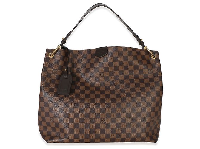 Louis Vuitton Damier Ebene Canvas Graceful MM Marrone - vista 3