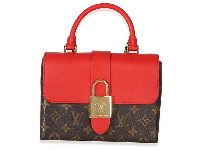 Louis Vuitton Coquelicot Monogram Canvas Locky BB Marrone - vista 3