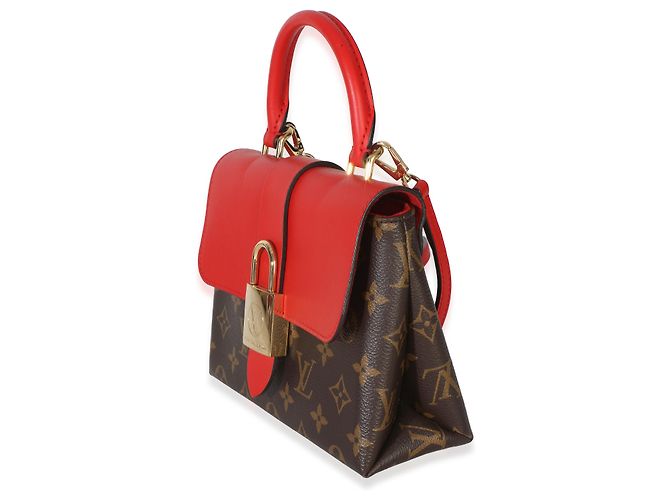 Louis Vuitton Coquelicot Monogram Canvas Locky BB Marrone - vista 4