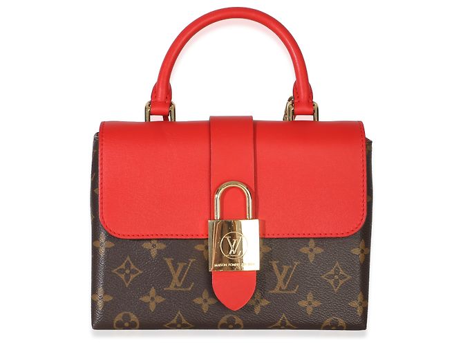 Louis Vuitton Coquelicot Monogram Canvas Locky BB Marrone - vista 8