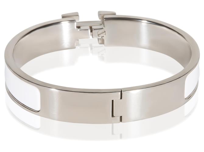 Bracciale Hermès Clic H In Blanc - vista 4