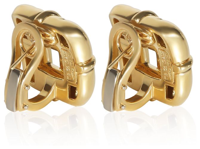 Orecchini Tiffany & Co. Biscayne quadrati in oro giallo - vista 4