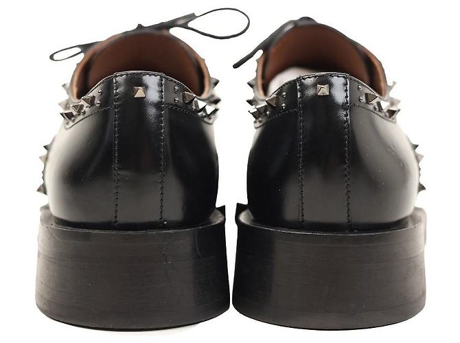 Scarpe Oxford Valentino Garavani Rockstud Gentleglam Nero - vista 3