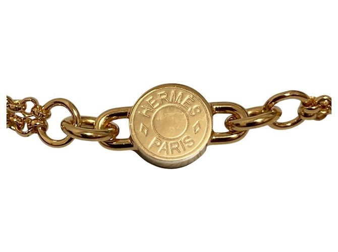 Hermès Collana HERMES Charnière PM in Oro D'oro - vista 2