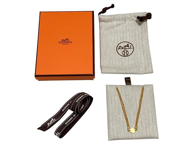 Hermès Collana HERMES Charnière PM in Oro D'oro - vista 6